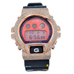 Custom Diamond G-Shock DW6900B Watch – Iced Out Bezel Billionaire Boys Club Edition – 9.50 CTW