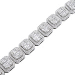 Diamond Tennis Bracelet Baguette Stone Setting - 10KT Gold & 5.67 CTW