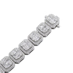 Diamond Tennis Bracelet Baguette Stone Setting - 10KT Gold & 5.67 CTW