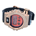 Custom Diamond G-Shock DW6900B Watch – Iced Out Bezel Billionaire Boys Club Edition – 9.50 CTW