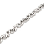 10K Gold Lab Diamond Bracelet – Tennis Link Pear Shape Bezel Setting – 6.38 CTW