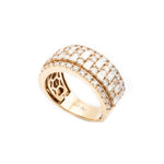 10K Diamond Men's Band – Multi Row Baguette & Round Stone – 3.30 CTW