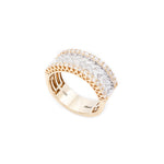 Diamond Men's Band ZigZag Baguette Stone Setting - 10KT Gold & 1.65 CTW