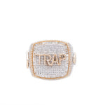 Diamond Men's Ring Trap House Baguette & Round Stone Setting - 10KT Gold & 2.60 CTW