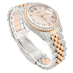 Rolex DateJust 36MM Two-Tone Custom Diamond Bussdown – Roman Numeral Dial - 13.0 CTW