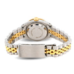 two-tone stainless steel and yellow gold Rolex Datejust luxury watch featuring a jubilee bracelet and fluted bezel by SB Jewelers.