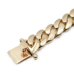 10K Gold Bracelet – Miami Cuban Link Style Solid Gold – 6MM to 14MM