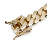 10K Gold Bracelet – Miami Cuban Link Style Solid Gold – 6MM to 14MM