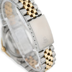 Custom Diamond Bezel Rolex 36MM DateJust Watch – Two Tone 10 Pointer Black Dial – 2.50 CTW