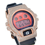 Custom Diamond G-Shock DW6900B Watch – Iced Out Bezel Billionaire Boys Club Edition – 9.50 CTW