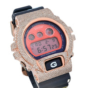Custom Diamond G-Shock DW6900B Watch – Iced Out Bezel Billionaire Boys Club Edition – 9.50 CTW