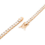 Lab Diamond Tennis Necklace 15 Pointer Stone Setting - 10KT Gold & 23.50 CTW