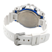 Casio G-Shock DW6900HDS Diamond Bezel - White Steel / White & 4.60 CTW