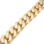 Diamond Cuban Bracelet Curb Three Row Stone Setting - 10KT Gold & 11.40 CTW