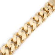 Diamond Cuban Bracelet Curb Three Row Stone Setting - 10KT Gold & 11.40 CTW