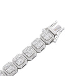 Diamond Tennis Bracelet Baguette Stone Setting - 10KT Gold & 5.67 CTW