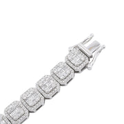Diamond Tennis Bracelet Baguette Stone Setting - 10KT Gold & 5.67 CTW