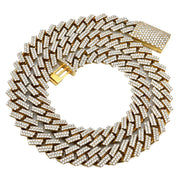 Gold and diamond bracelet on a white background
