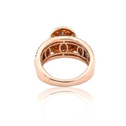 14K Gold Diamond Engagement Ring – Emerald Center with Double Halo & Baguette Accents – 1.46 CTW