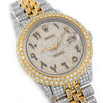 Rolex DateJust 36MM Diamond Bussdown - Arabic Number Diamond Dial & 13.00 CTW