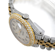 Rolex DateJust 36MM Diamond Bussdown - Arabic Number Diamond Dial & 13.00 CTW