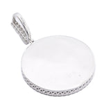 925 Sterling Silver Lab Diamond Pendant – Picture Pendant with Pointer – 3.35 CTW