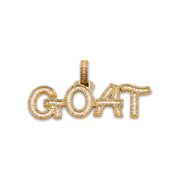 10K Gold Diamond Charm – Custom Goat with Baguette & Round Setting – 2.70 CTW