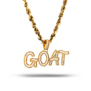 10K Gold Diamond Charm – Custom Goat with Baguette & Round Setting – 2.70 CTW