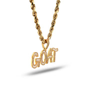 10K Gold Diamond Charm – Custom Goat with Baguette & Round Setting – 2.70 CTW