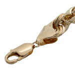 Rope Bracelet Semi Solid - 10KT Gold & 20MM