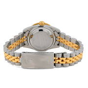 Custom Diamond Bezel Rolex 26MM DateJust Watch – Two Tone 10 Pointer Deep Green Dial – 1.50 CTW