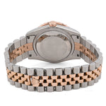 Custom Diamond Bezel Rolex 36MM DateJust Watch – Two Tone 10 Pointer Chocolate Dial – 3.28 CTW