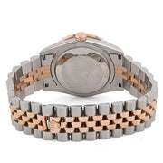 Custom Diamond Bezel Rolex 36MM DateJust Watch – Two Tone 10 Pointer Chocolate Dial – 3.28 CTW