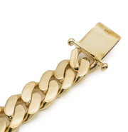 Miami Cuban Bracelet Solid - 10KT Gold & 6MM - 14MM