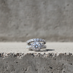 14K Gold Lab Diamond Engagement Ring – Round Solitaire with Halo Split Shank Pave – 3.93 CTW