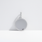 925 Sterling Silver Lab Diamond Pendant – Picture Pendant with Pointer – 3.35 CTW